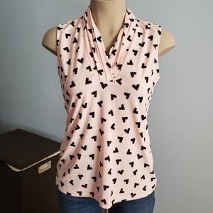 NEW! Lovely Anne Klein Sleeveless Blouse Size S